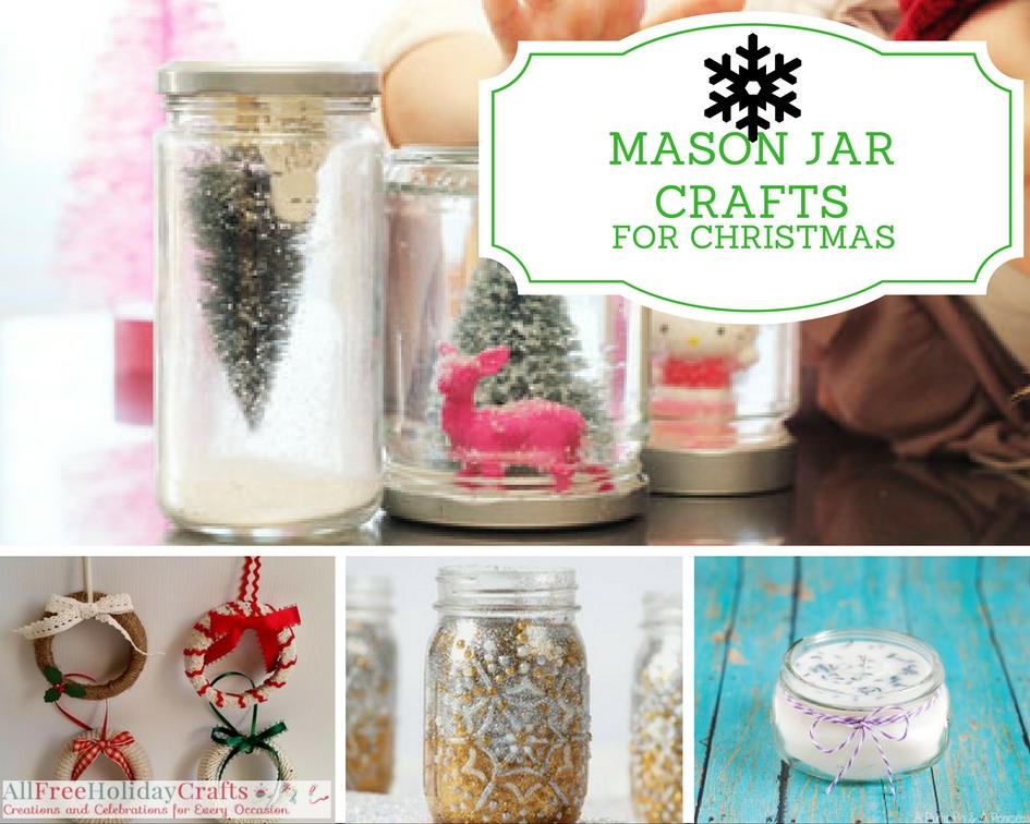 Download 35 Mason Jar Crafts For Christmas Allfreeholidaycrafts Com PSD Mockup Templates