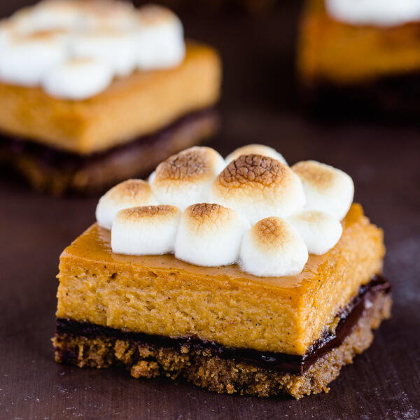 Pumpkin Smores Bars Pumpkin S'mores Bars