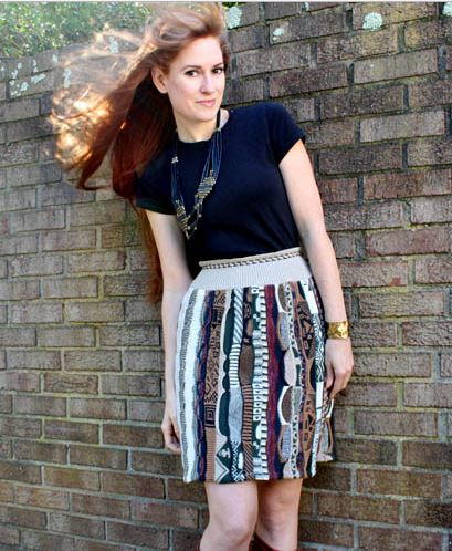 Thrift Store Sweater Skirt Tutorial Thrift Store Sweater Skirt Tutorial