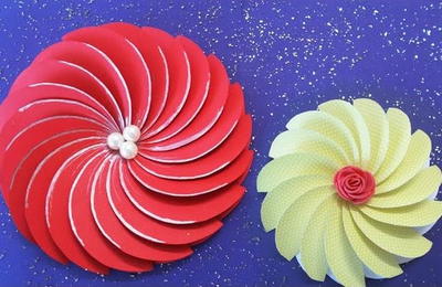 Spectacularly Spiraled DIY Paper Flowers