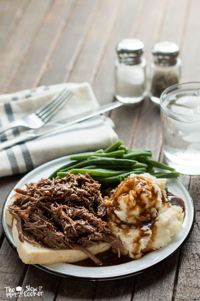 Slow Cooker Hot Roast Beef Sandwiches Slow Cooker Hot Roast Beef Sandwiches