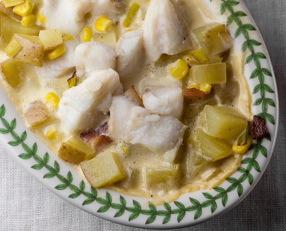 Cod and Bacon Chowder Bake