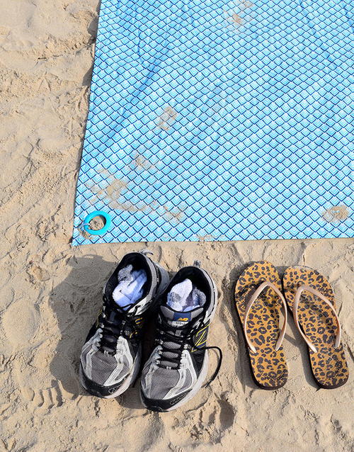 No Sew Beach Blanket No Sew Beach Blanket