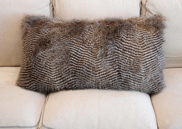 Wild DIY Furry Pillows