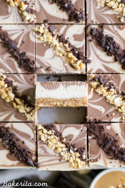 No Bake Chocolate Peanut Butter Cheesecake Bars No Bake Chocolate Peanut Butter Cheesecake Bars