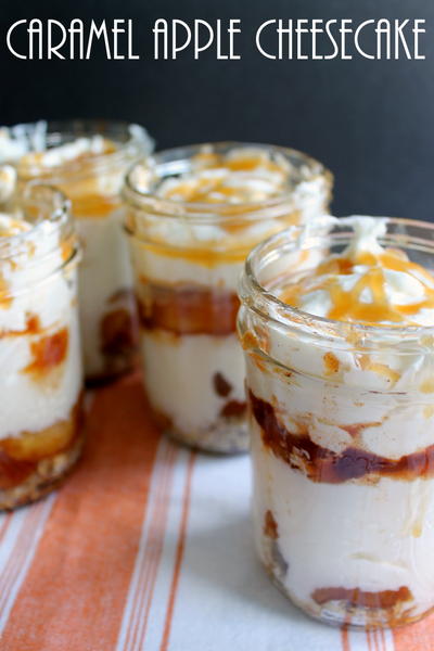 Caramel Apple Cheesecake Recipe in a Jar Caramel Apple Cheesecake Recipe in a Jar