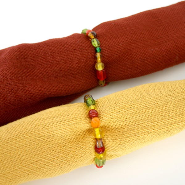 Cool Beaded Thanksgiving Napkin Rings Cool Beaded Thanksgiving Napkin Rings