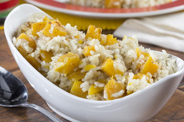 Slow Cooker Butternut Squash Risotto