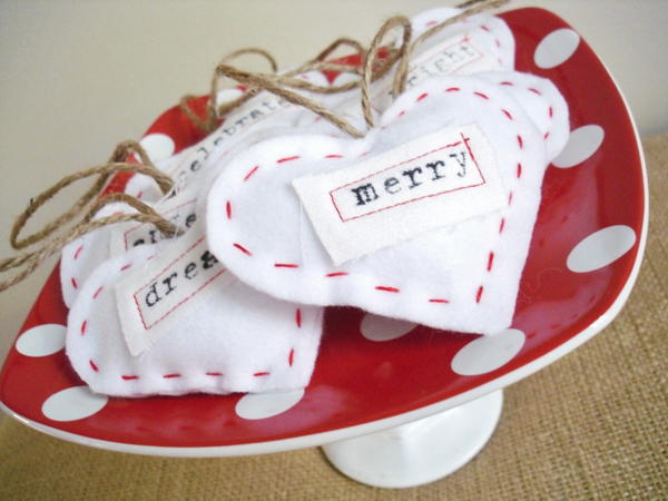 Heartwarming Words Homemade Ornament Heartwarming Words Homemade Ornament