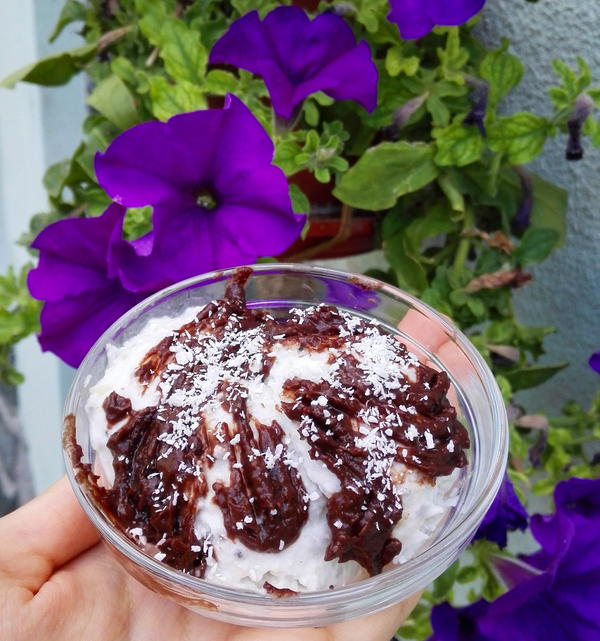 Homemade Bounty Ice Cream Homemade Bounty Ice Cream