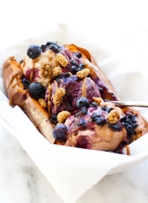 Sweet Potato Nice Cream Split Sweet Potato Nice Cream Split