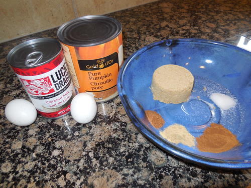 Baked Pumpkin Pudding or Pie Filling with Coconut Milk Baked Pumpkin Pudding or Pie Filling with Coconut Milk