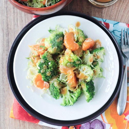 Broccoli Shredded Brussels Sprouts Salad Broccoli & Shredded Brussels Sprouts Salad