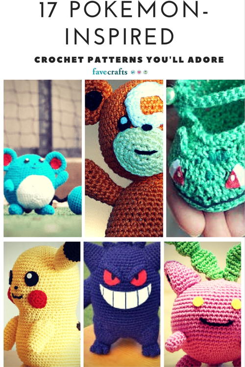 17 Pokemon-Inspired Patterns Youll Adore
