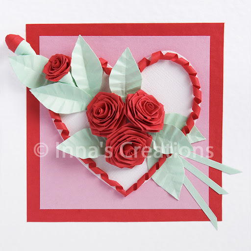 Romantic Rose Quilling Design Romantic Rose Quilling Design