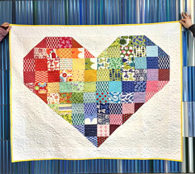 Wall Hanging Heart Quilt