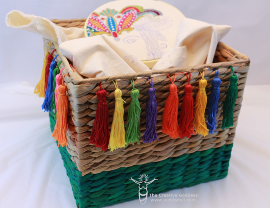 Colorful and Cute Basket Colorful and Cute Basket