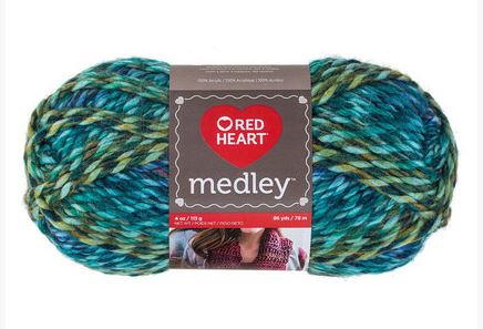 Red Heart Medley Yarn Review