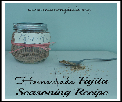Homemade Fajita Seasoning Recipe