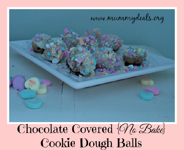 Chocolate Covered Cookie Dough Balls Chocolate Covered Cookie Dough Balls