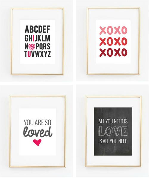 Valentine s Day Printable Wall Art AllFreePaperCrafts valentine-s-day-printable-wall-art-allfreepapercrafts