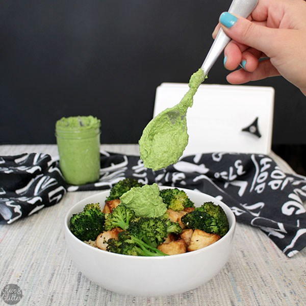Tofu Broccoli Bowl with Oil Free Pesto Tofu Broccoli Bowl with Oil Free Pesto
