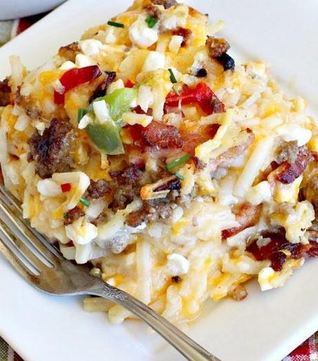 Amish-Style Loaded Breakfast Casserole Amish-Style Loaded Breakfast Casserole