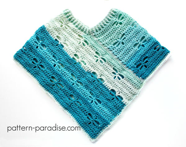 Dragonfly Crochet Poncho Dragonfly Crochet Pncho