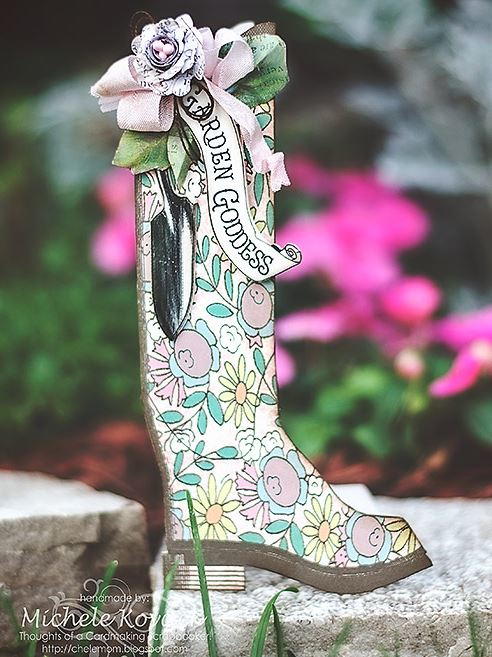 Garden Goddess Homemade Card Idea Garden Goddess Homemade Card Idea