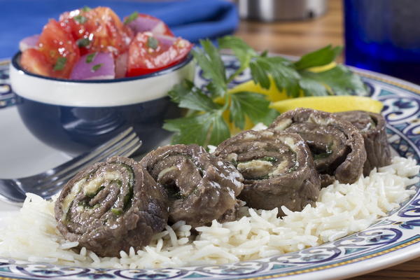 Mediterranean Beef Roll-Ups