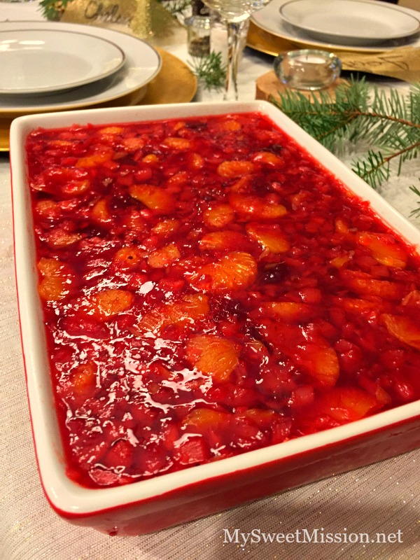 Cranberry Gelatin Salad Cranberry Gelatin Salad