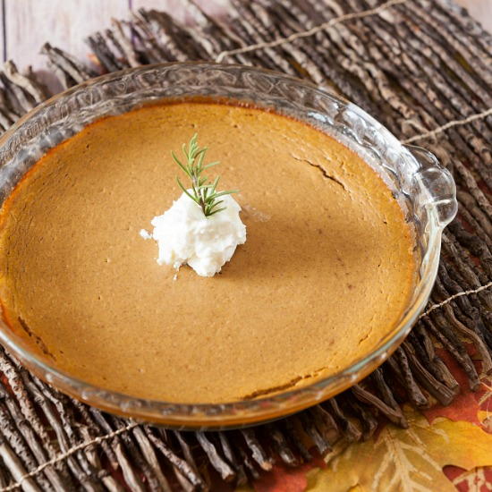 Crustless Bourbon Pumpkin Pie Crustless Bourbon Pumpkin Pie