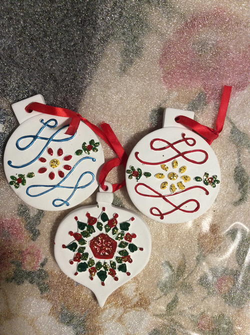 Beautiful Painted Ornament Decorations Beautiful Painted Ornament Decorations
