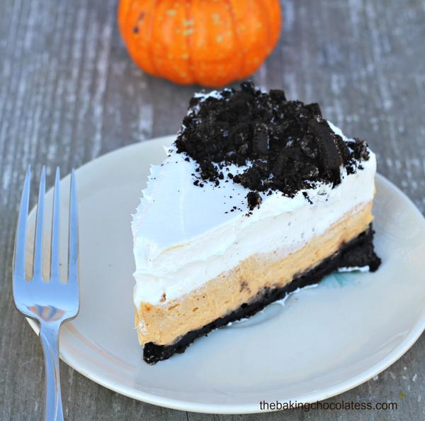 Oreo Pumpkin Cheesecake Dessert Oreo Pumpkin Cheesecake Dessert