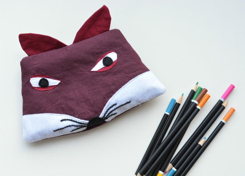fox pencil case
