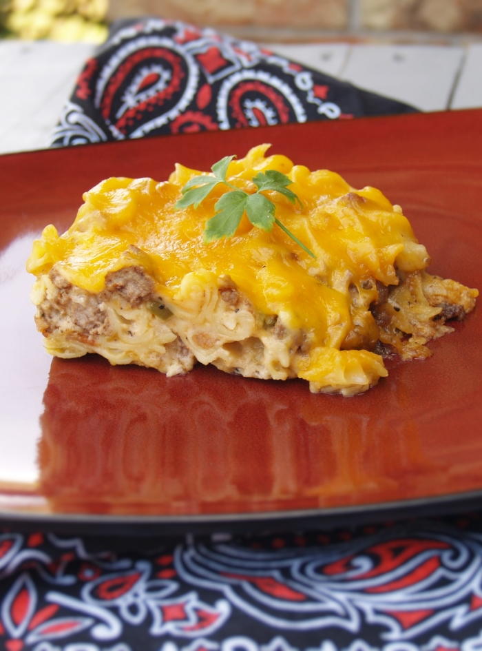Bacon Cheeseburger Noodle Casserole