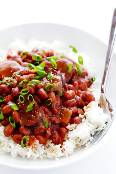Slow Cooker Creole Red Beans and Rice