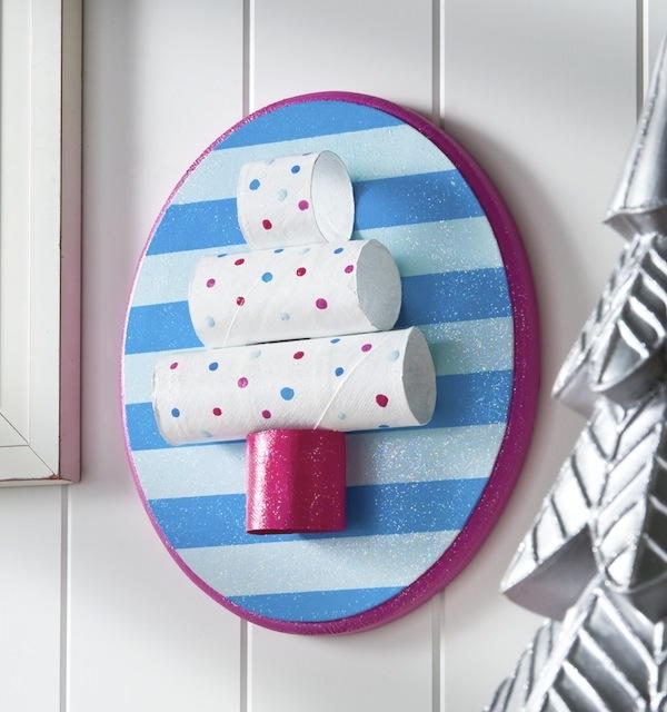 Toilet Paper Roll Christmas Tree DIY Decor Toilet Paper Roll Christmas Tree DIY Decor