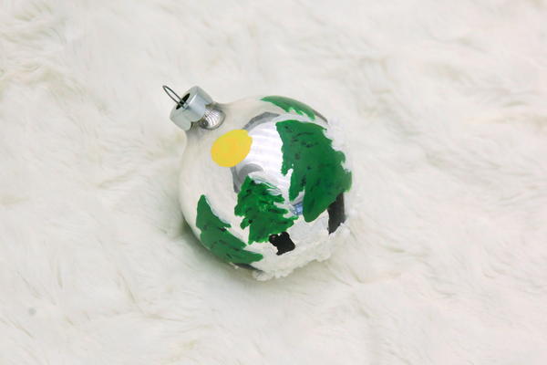 Evergreen Mountain Ornament Evergreen Mountain Ornament