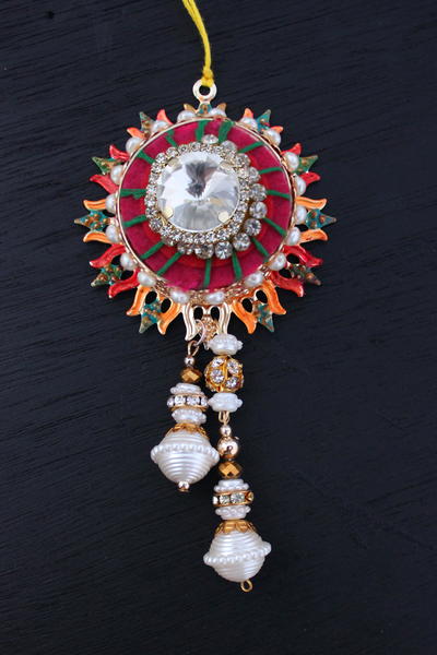 Upcyled Bohemian Ornament Upcyled Bohemian Ornament