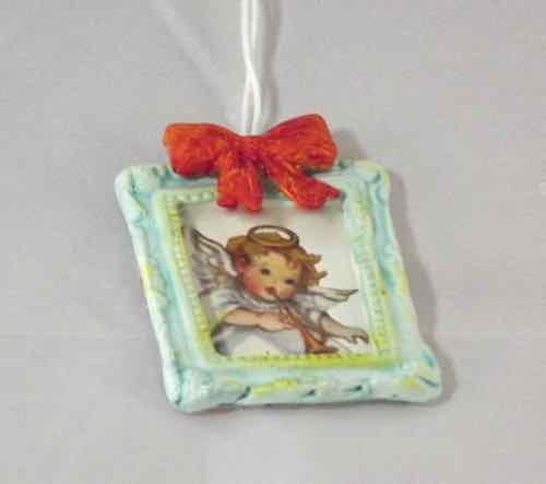 Angel in Frame Ornament Angel in Frame Ornament