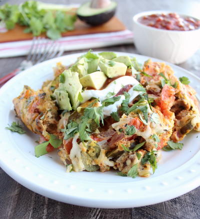 Slow Cooker Mexican Egg Casserole