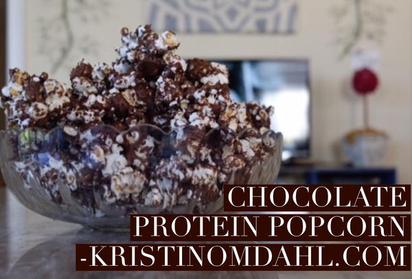 Chocolate Protein Popcorn Chocolate Protein Popcorn