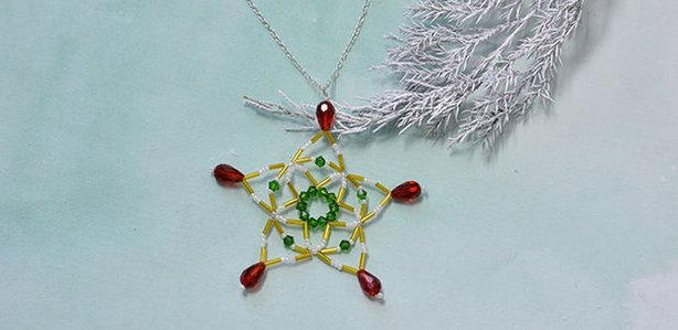 Colorful Christmas Snowflake DIY Pendant Colorful Christmas Snowflake DIY Pendant