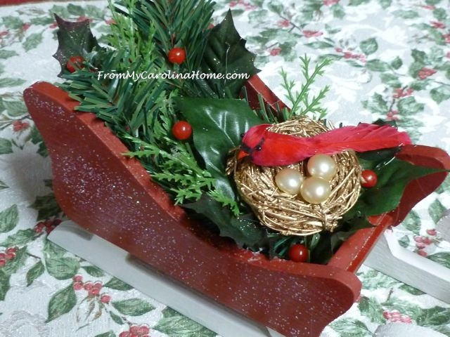 Christmas Sleigh Home Decor