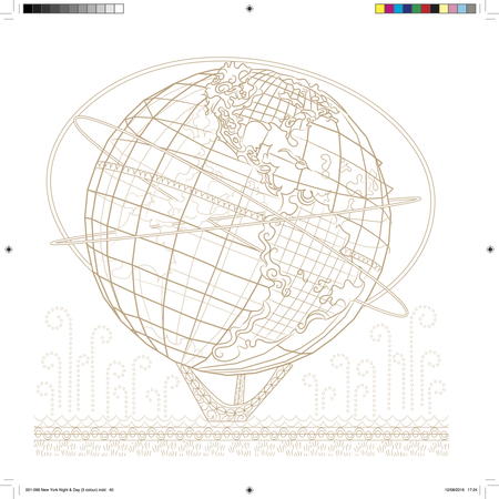 Crazy Detailed Globe Coloring Page Crazy Detailed Globe Coloring Page