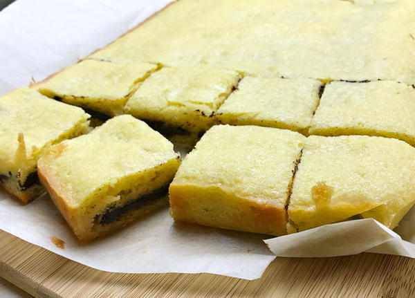 Mint Stuffed Sugar Cookie Bars