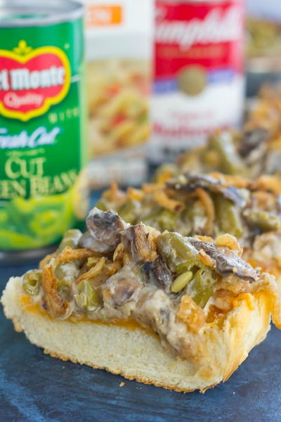 Green Bean Casserole Cheesy Bread Green Bean Casserole Cheesy Bread