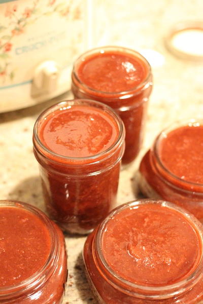 Slow Cooker Strawberry Spread Slow Cooker Strawberry Spread