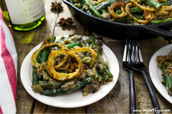 Vegan Green Bean Casserole Vegan Green Bean Casserole